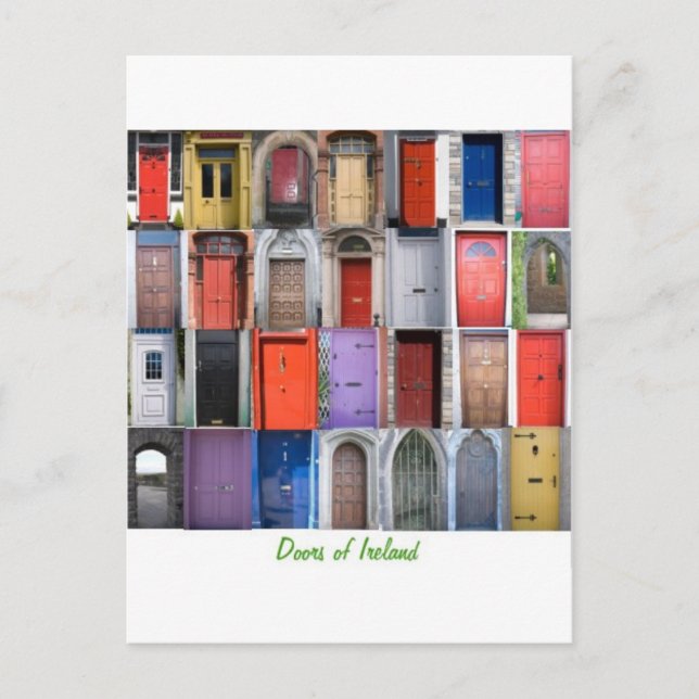 dörrarna till Irland Vykort (Framsida)