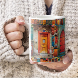Dörrbildsförråd med Vintagar Kaffemugg