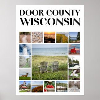 Dörrdistriktet Wisconsin - Sceniska vyer Poster