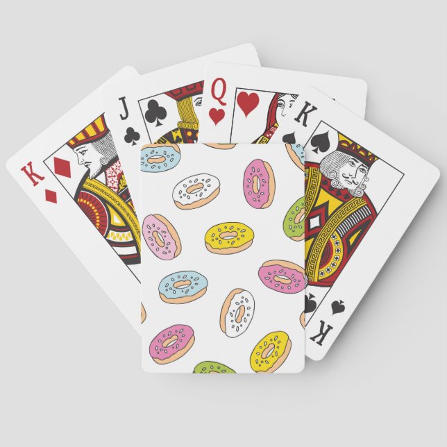 Dörren gör mönster sömlös design. casinokort (Baksidan)