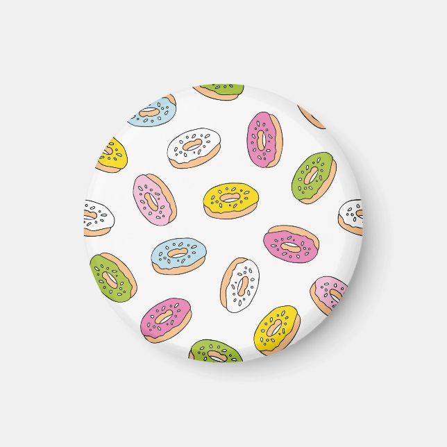 Dörren gör mönster sömlös design. magnet (Framsidan)