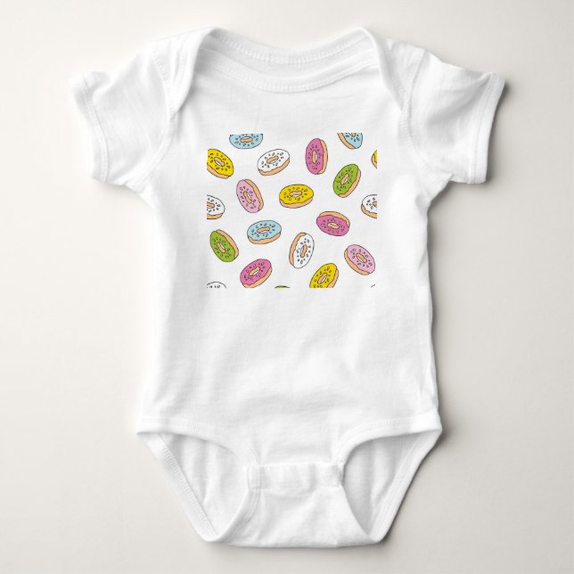 Dörren gör mönster sömlös design. t shirt (Framsida)