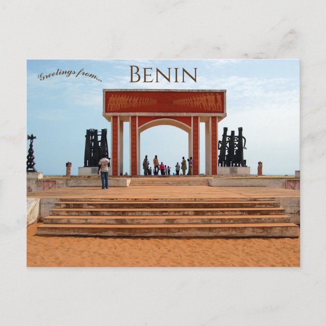 Dörren utan återvändo Ouidah Benin Vykort (Framsida)