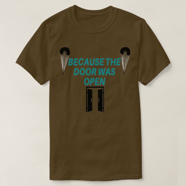 DÖRREN VAR ÖPPEN T SHIRT (Design framsida)