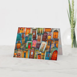 Dörrgrafik, tomt Tillfällen - färgen 5 x 7 Helgkort