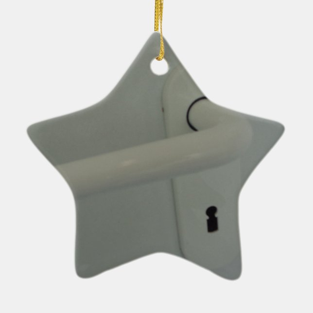 dörrhandtag julgransprydnad keramik (Baksidan)