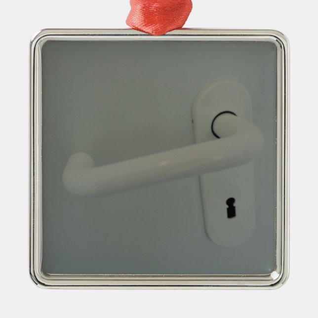 dörrhandtag julgransprydnad metall (Framsidan)