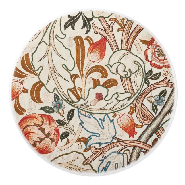 Dörrhandtag - William Morris-design Knopp (Framsidan)