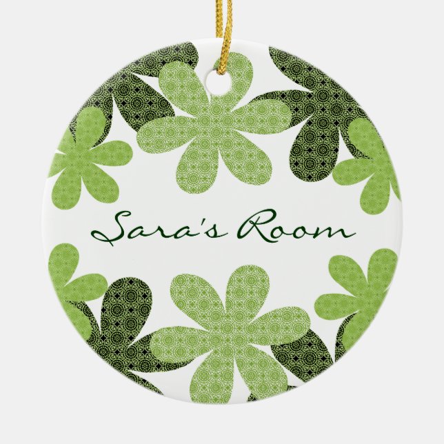 Dörrhovlarnas prydnadsföremål julgransprydnad keramik (Framsidan)