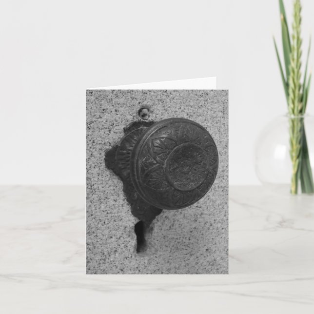 Dörrknapp - anteckningskort (Framsida)