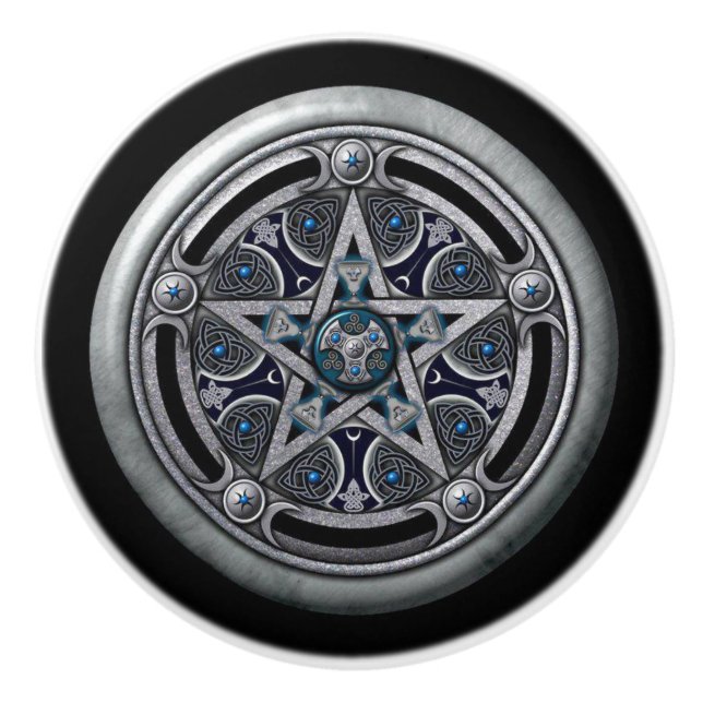 Dörrknoppar: SilverPentacle Knopp (Framsidan)