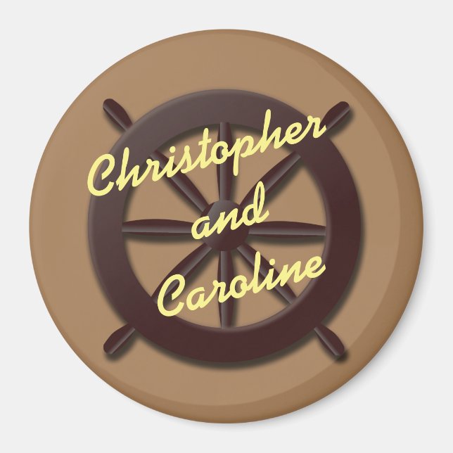 Dörrmarkör för båthjul magnet (Framsidan)