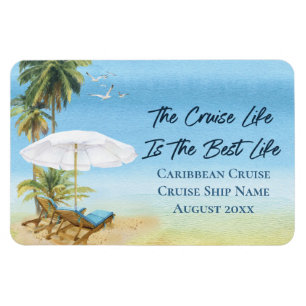 Dörrmarkör för Cruise Caribbean Cabin Decor Magnet