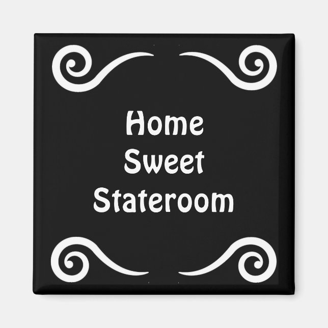 Dörrmarkör för hemsött stateroom magnet (Framsidan)