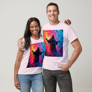 Dörrning insvälld i skuggdesign t shirt