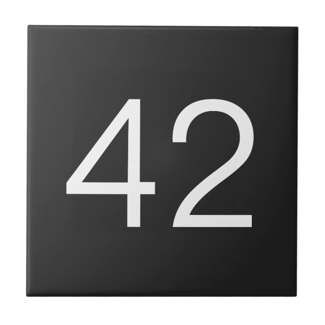 Dörrnummer Kakelplatta (Framsidan)