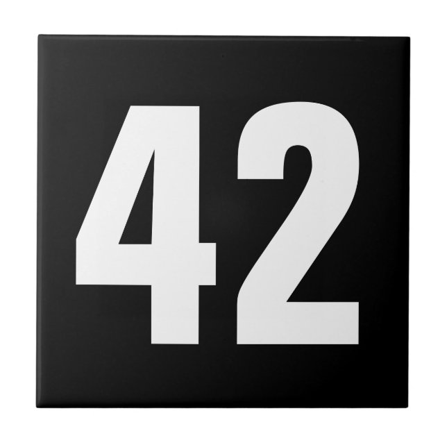 Dörrnummer Kakelplatta (Framsidan)