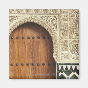 Dörröppning på den Alhambra slotten i Granada, Magnet