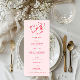 Dörrsketch Modern ANPASSNINGSBAR för Whimsical Hea Meny