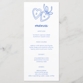 Dörrsketch Modern ANPASSNINGSBAR för Whimsical Hea Meny