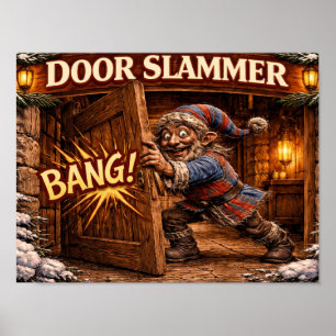 Dörrsmällare isländsk julpojke poster