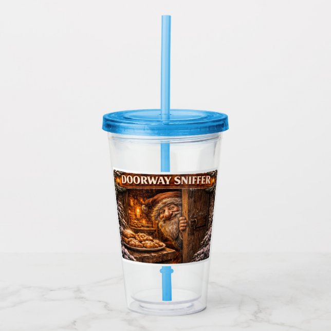 Dörrsniffare isländsk julaftonspojke take away mugg (Framsida)