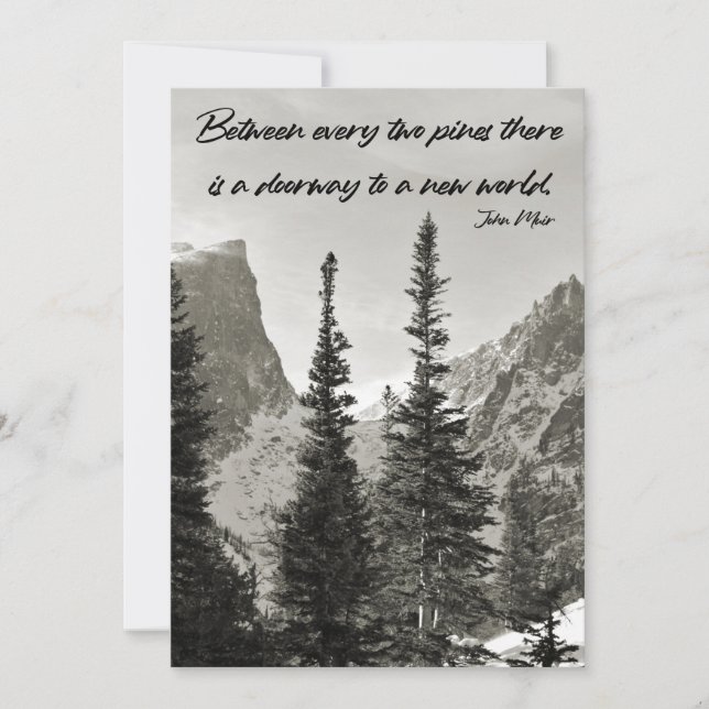 Dörrväg till en ny värld i bergen (Framsida)