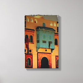 Dörrväg, Tunisien, norra Afrikan Canvastryck