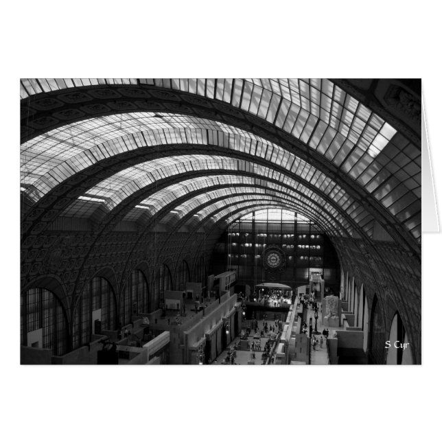 D'Orsay Arch BW, S Cyr Hälsningskort (Framsidan Horizontal)