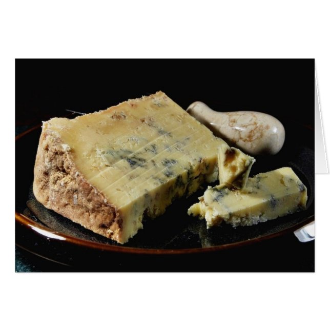 Dorset Blue Vinny (Vinney) Cheese Hälsningskort (Framsidan Horizontal)