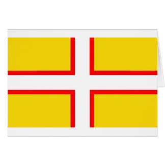 Dorset flagga hälsningskort