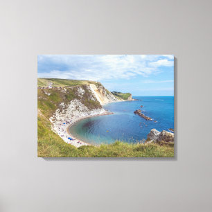 Dorset Man O'Krig Beach view kanvastryck