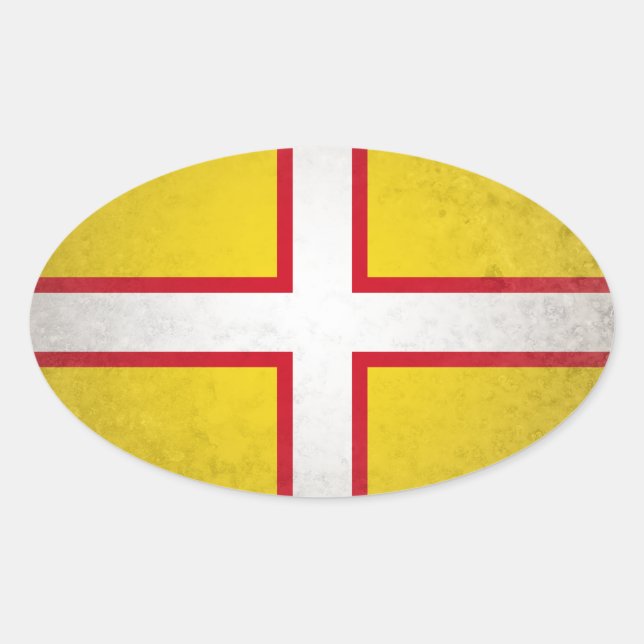 Dorset Ovalt Klistermärke (Framsida)