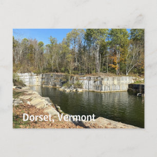Dorset Quarry i Vermont Helg Vykort