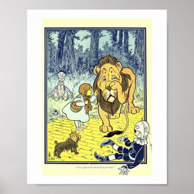 Dorthey, Fågelskrämman och Bleckmannen möter Fegis Poster (Framsidan)