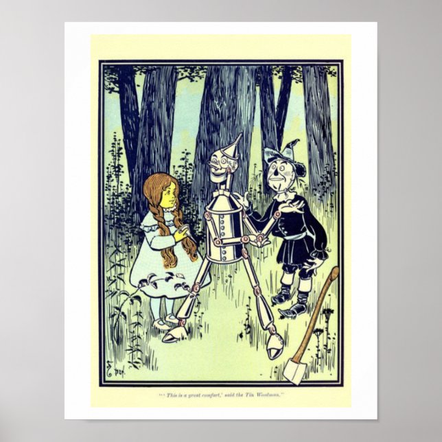 Dorthy & Scare Crow möter Tin Man   Poster (Framsidan)