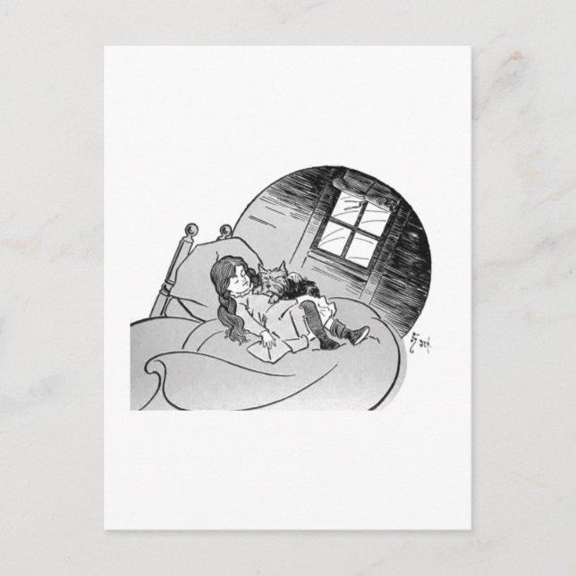 Dorthy & Toto Vykort (Framsida)