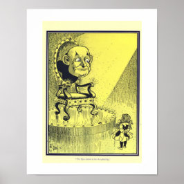 Dorthy träffar Trollkarlen Oz Den underbara trollk Poster