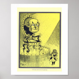 Dorthy träffar Trollkarlen Oz Den underbara trollk Poster