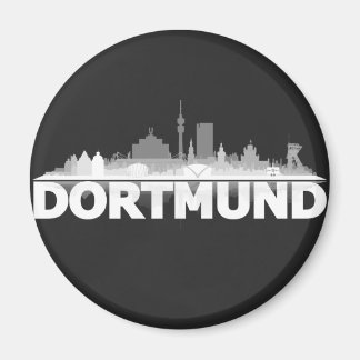 Dortmund City Skyline Kühlschrankmagnet Magnet