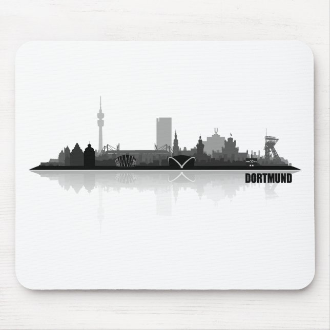 Dortmund City Skyline Musmatta (Framsidan)