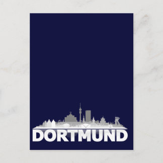 Dortmund City Skyline Postkarte Vykort