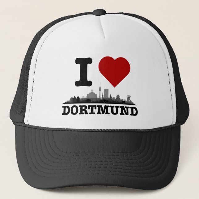 Dortmund City Skyline - sonstige Geschenkideen Keps (Framsida)