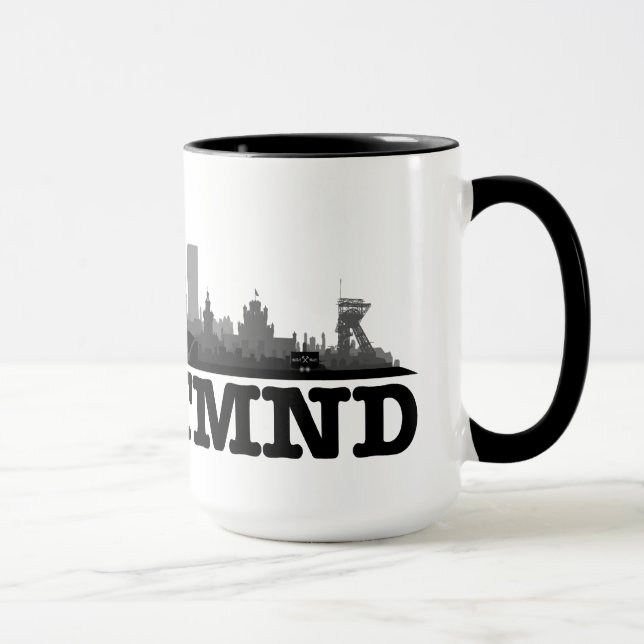 Dortmund City Skyline - Tasse / Becher Mugg (Höger)