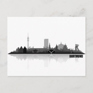 Dortmund City Skyline Vykort