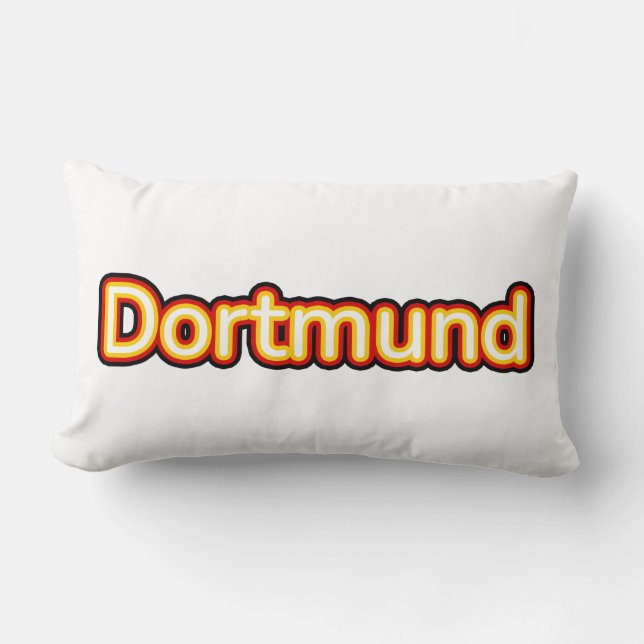 Dortmund Deutschland Tyskland Lumbarkudde (Framsida)
