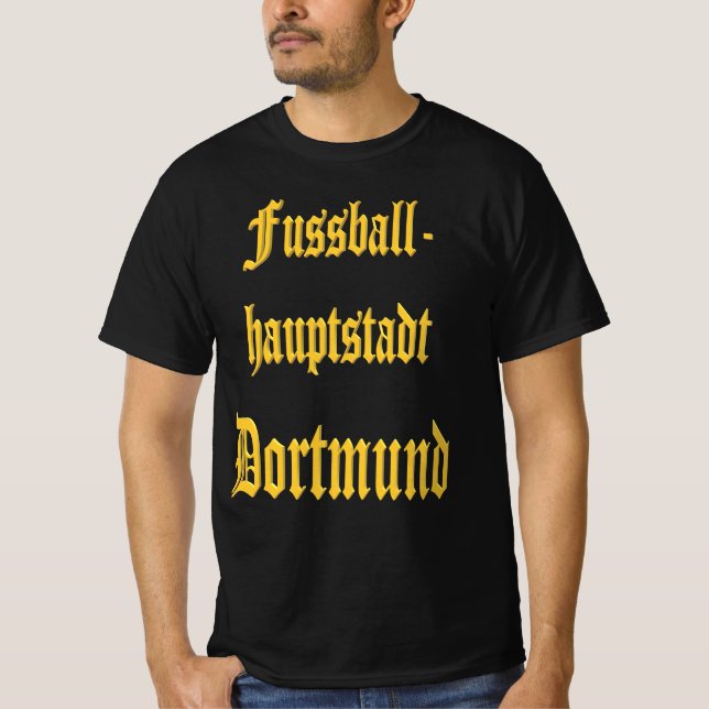 Dortmund Fan Design T Shirt (Framsida)