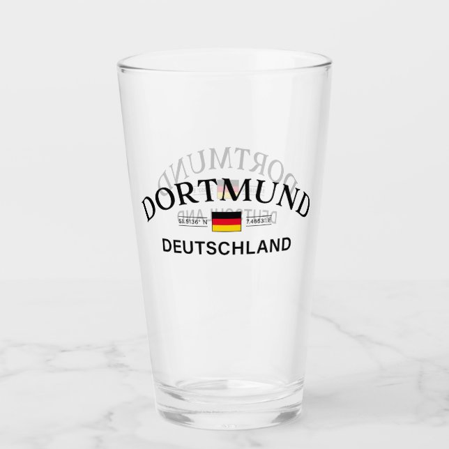 Dortmund Tyskland Koordinater Tyska Glaskopp (Framsida)