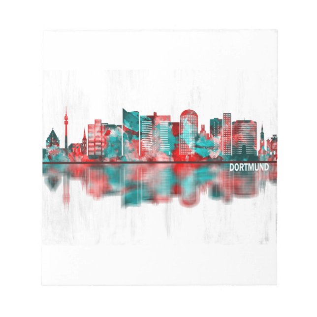 Dortmund Tyskland Skyline Anteckningsblock (Framsida)