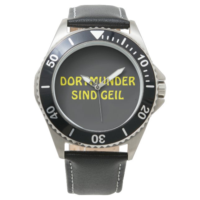 Dortmunder sind geil Design  Armbandsur (Framsida)